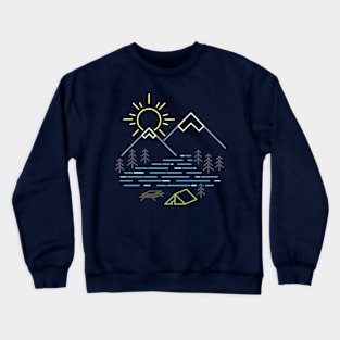 Picnic by the lake (Summer) Crewneck Sweatshirt